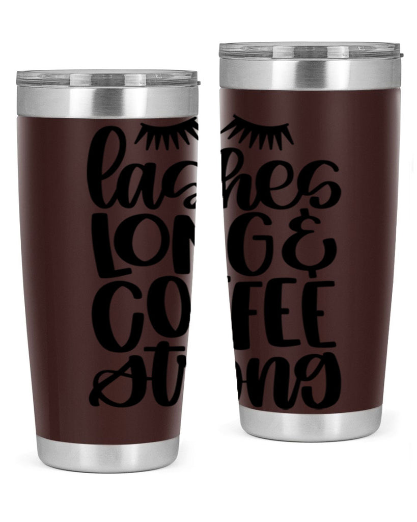 lashes long coffee strong 81#- coffee- Tumbler