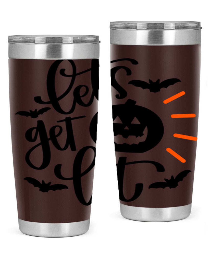 lets get lit 48#- halloween- Tumbler