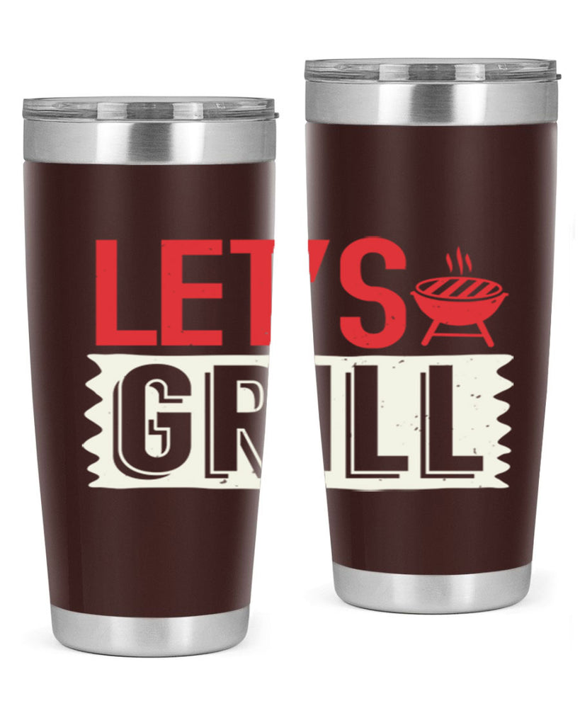 lets grill 25#- bbq- Tumbler