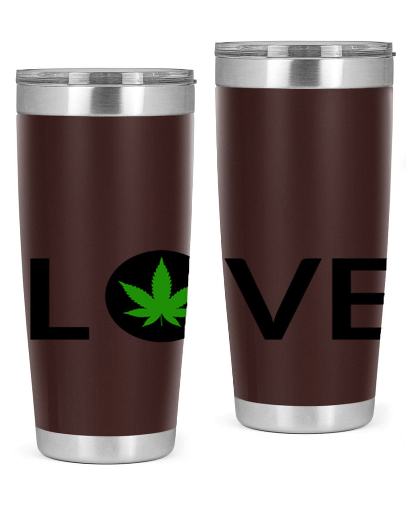 love cannabis 189#- marijuana- Tumbler