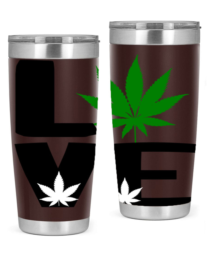 love cannabis 191#- marijuana- Tumbler