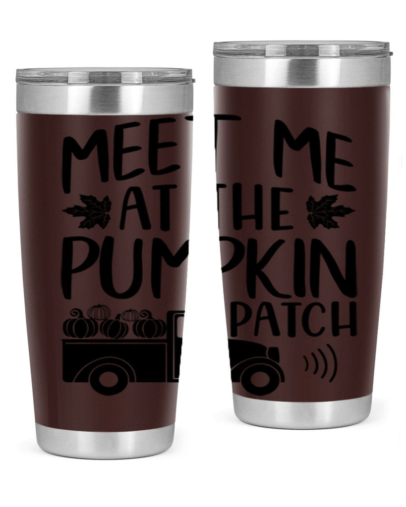 meet me at the pumpkin patch 423#- fall- Tumbler