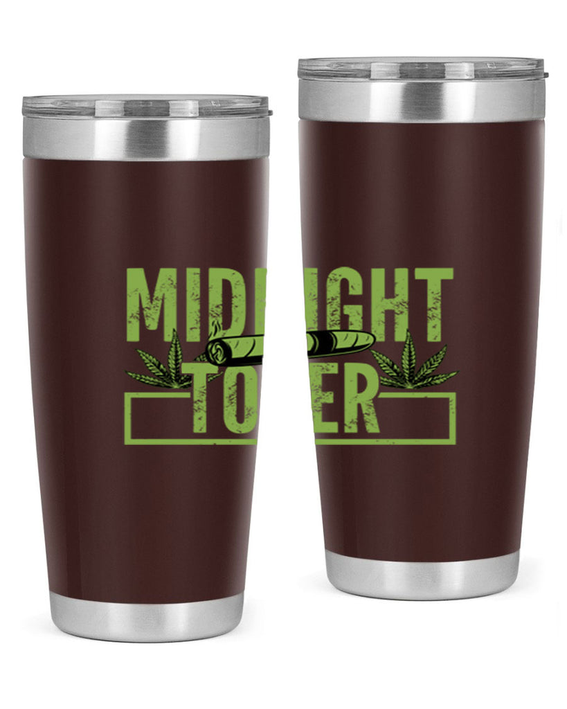 midnight toker 211#- marijuana- Tumbler