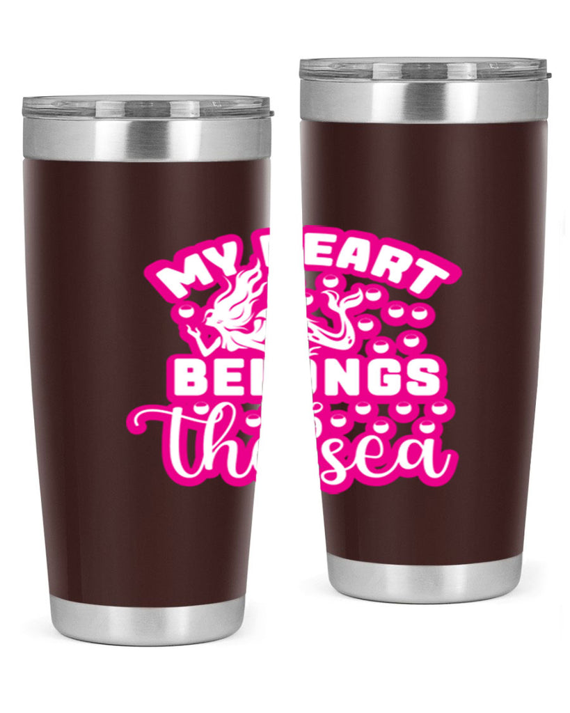 my heart belongs to the sea 515#- mermaid- Tumbler