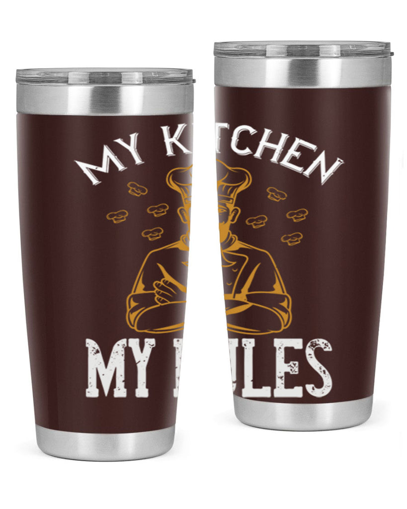 my kitchen my rules 15#- cooking- Tumbler