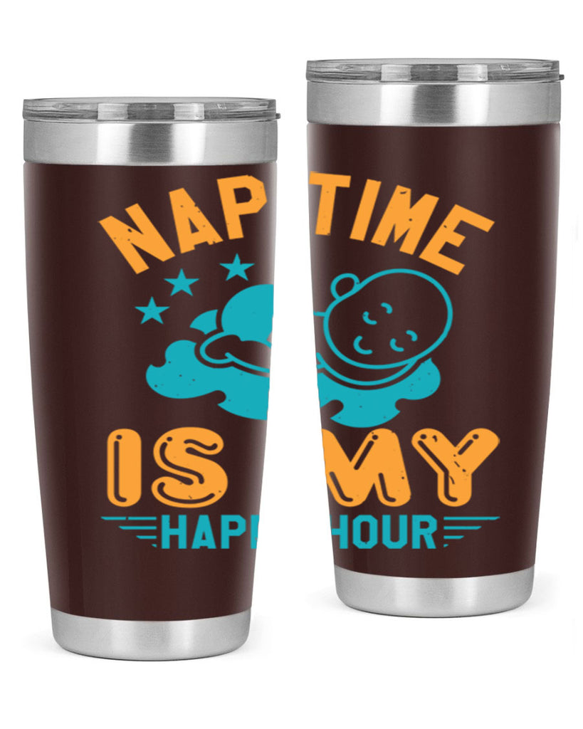 nap time is my happy hour Style 27#- baby shower- tumbler