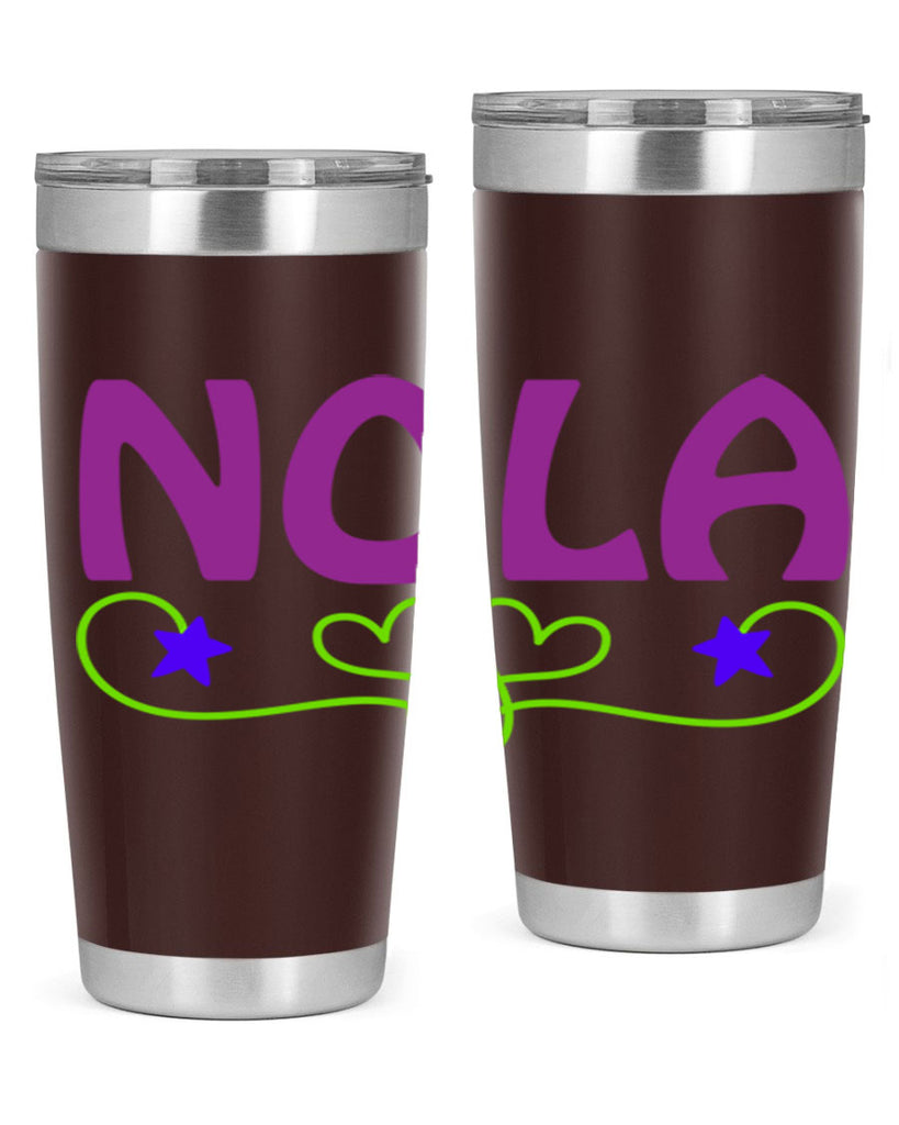 nola 5#- mardi gras- Tumbler