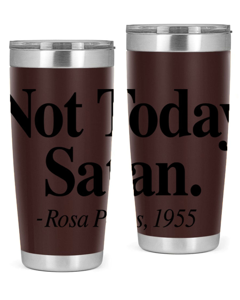 not today satan rosa parks 59#- black words phrases- Cotton Tank