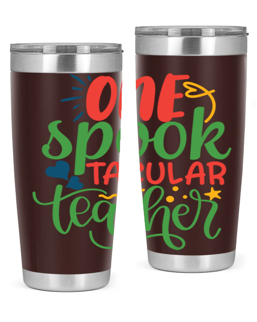 one spook tacular teacher Style 159#- teacher- tumbler