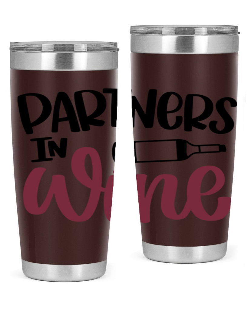 partners in wine 32#- wine- Tumbler