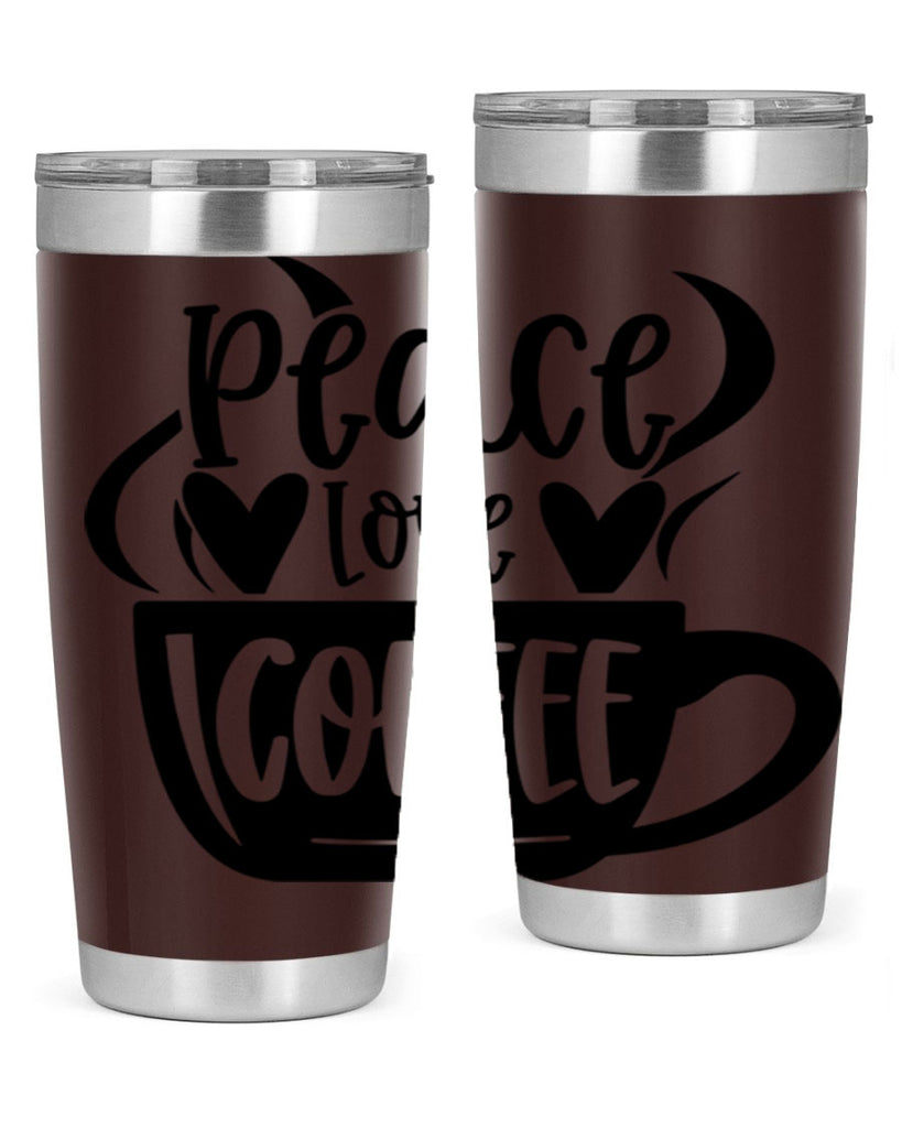 peace love coffee 48#- coffee- Tumbler