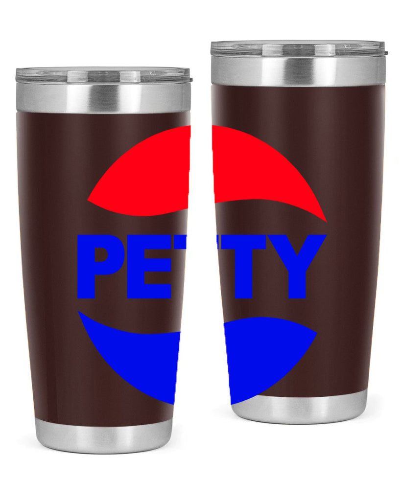 petty  pepsi 54#- black words phrases- Cotton Tank