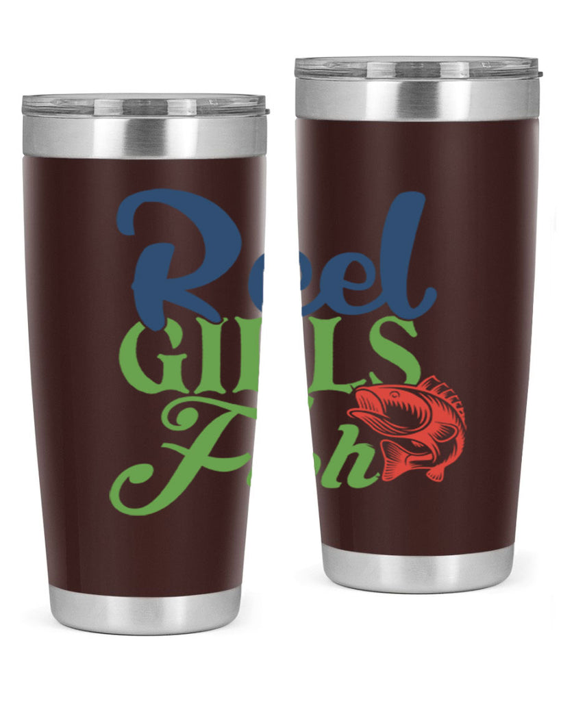 reel girls fish 199#- fishing- Tumbler