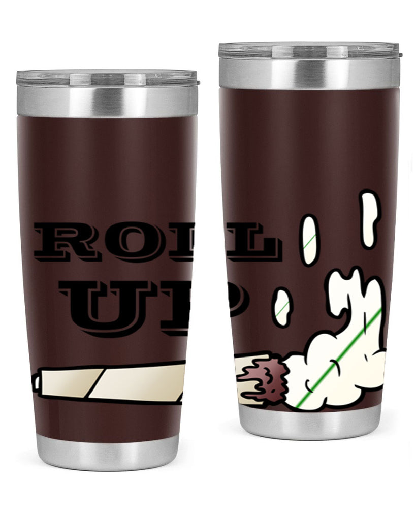 roll up 229#- marijuana- Tumbler