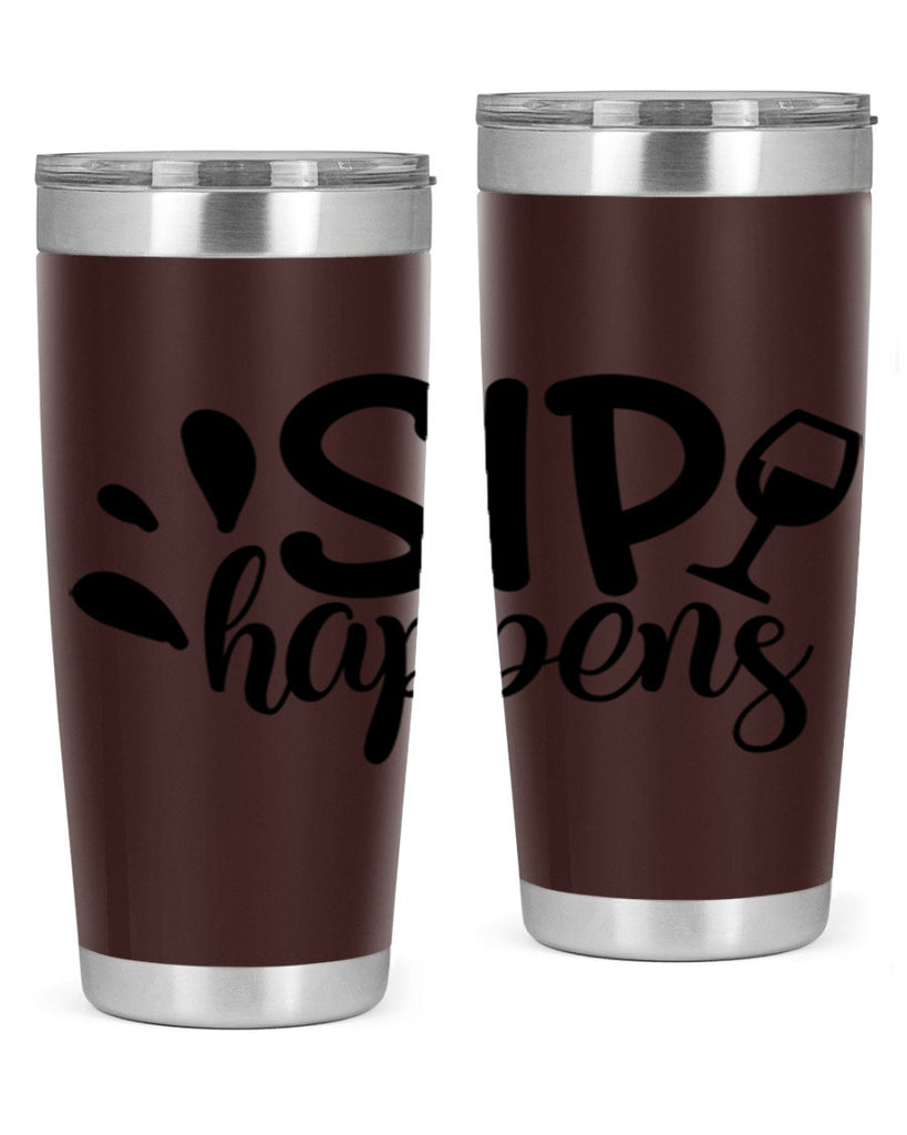 sip happens 162#- wine- Tumbler