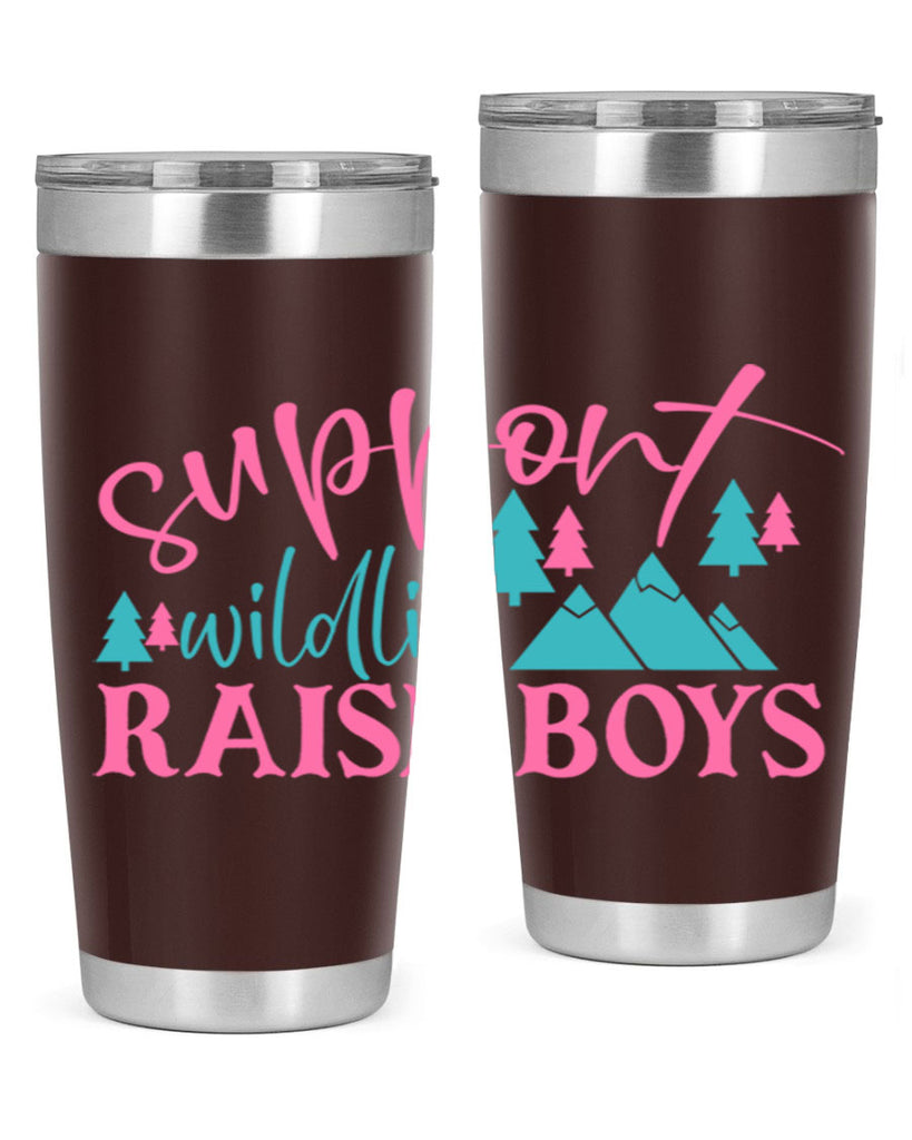 support wildlife raise boys 300#- mom- Tumbler