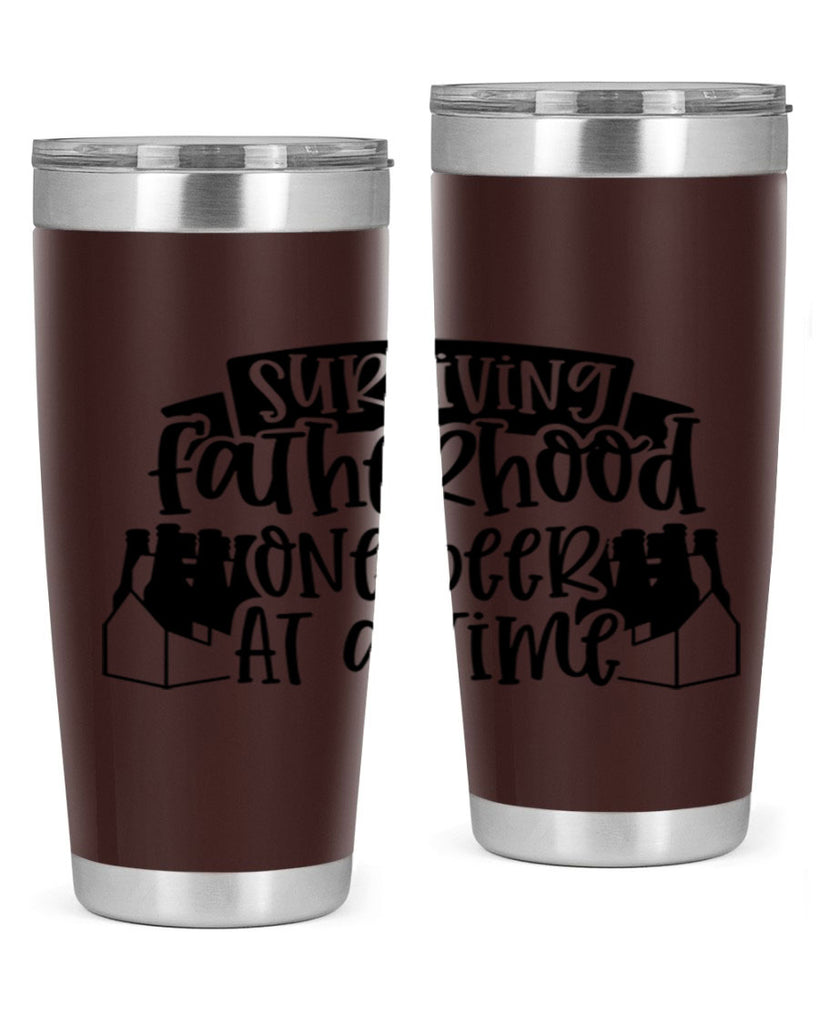 surviving fatherhood one beer at a time 19#- fathers day- Tumbler