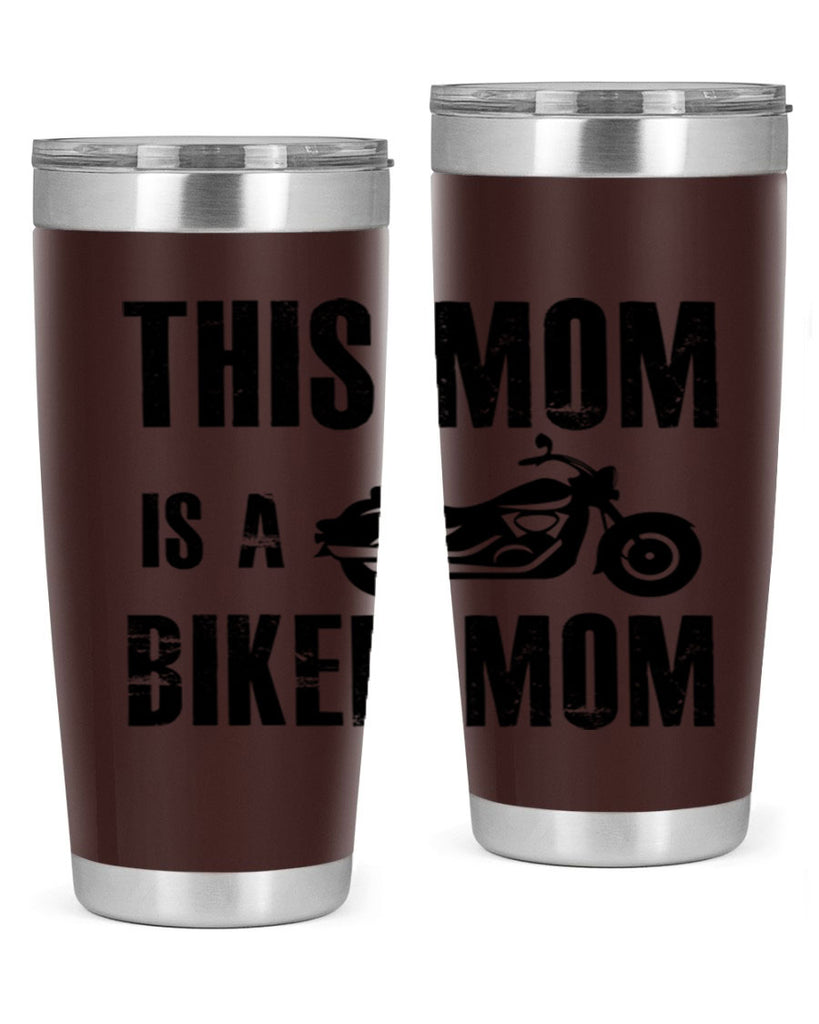 this mom is a biker mom 35#- mom- Tumbler