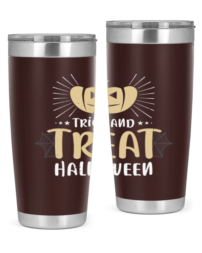 trick and treat halloween 125#- halloween- Tumbler