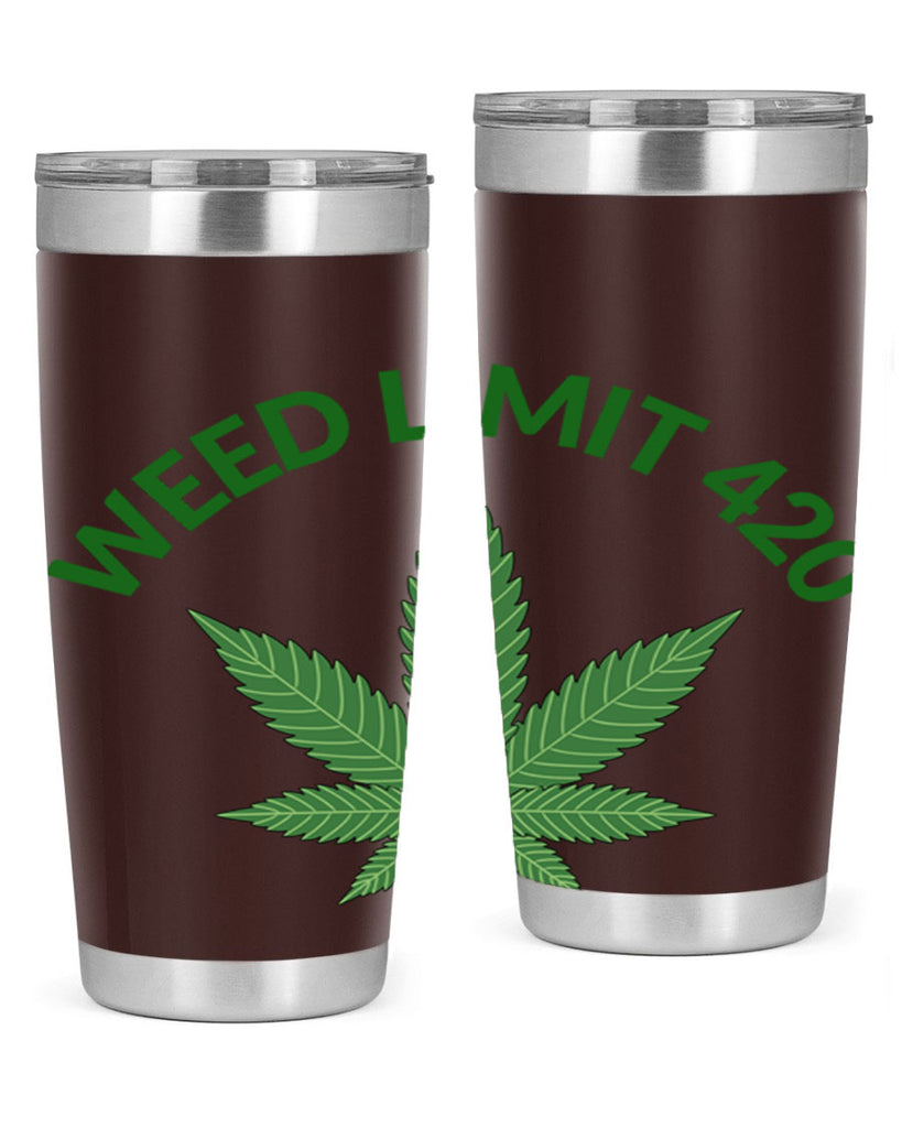 weed limit 420 sd 293#- marijuana- Tumbler