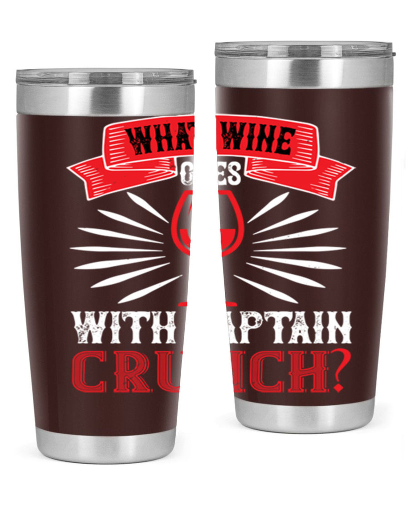 what wine goes with captain 10#- wine- Tumbler