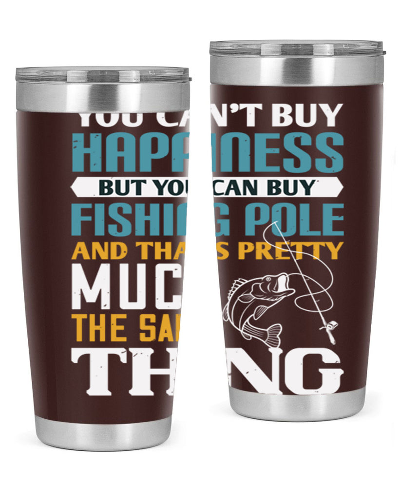 you cant buy happiness 3#- fishing- Tumbler