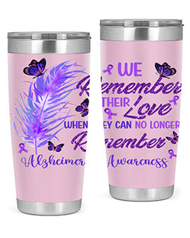 AlzheimerS Awareness Remember Love 19#- alzheimers- Tumbler