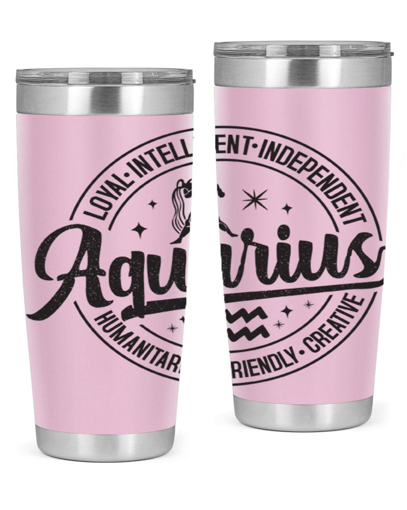 Aquarius 71#- zodiac- Tumbler