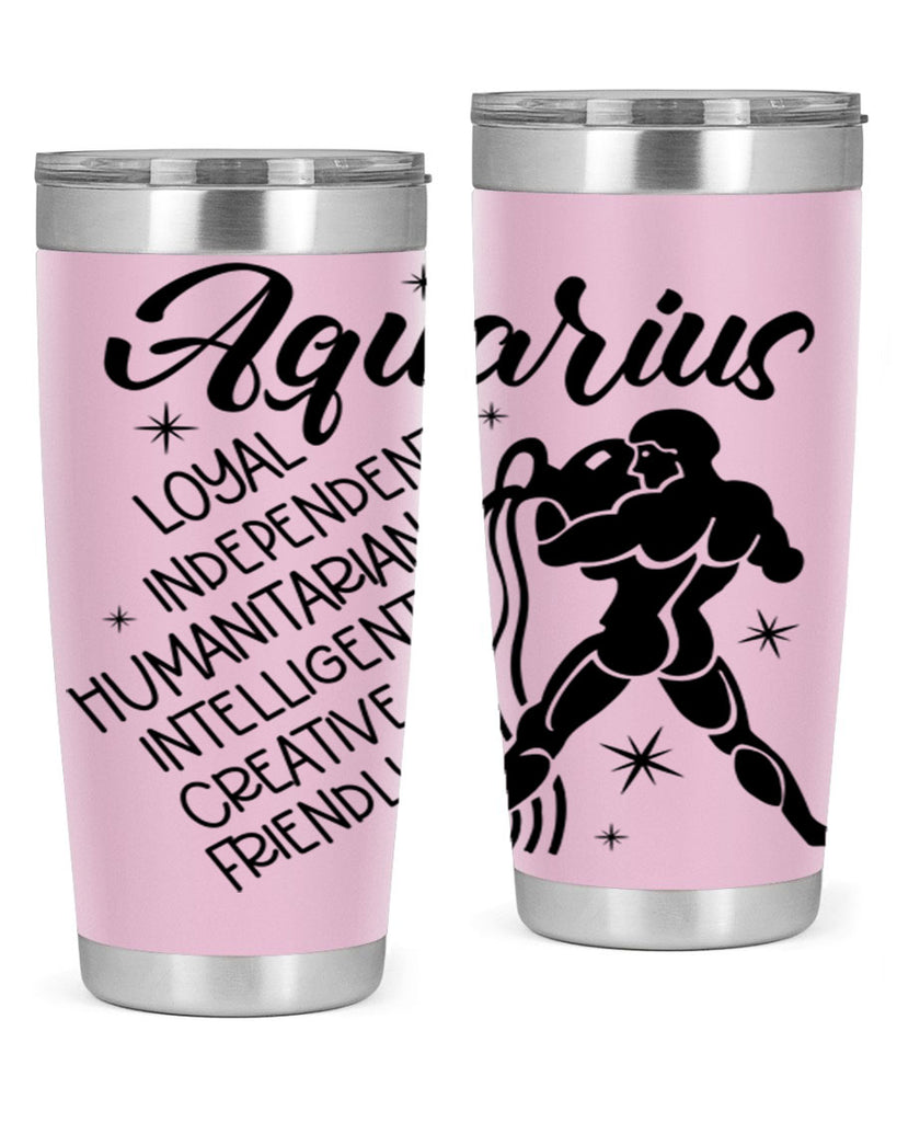 Aquarius 72#- zodiac- Tumbler