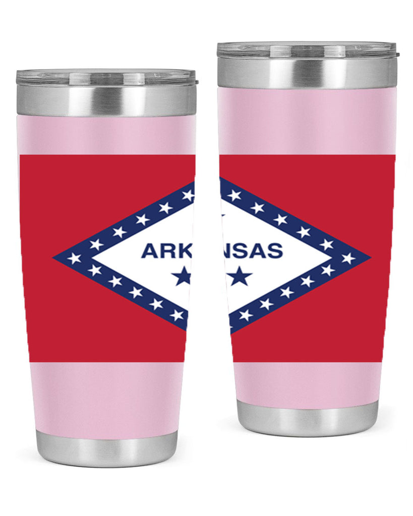 Arkansas 48#- Us Flags- Tumbler