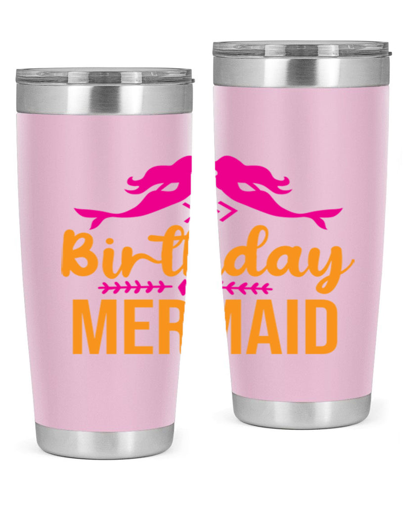 Birthday Mermaid 69#- mermaid- Tumbler