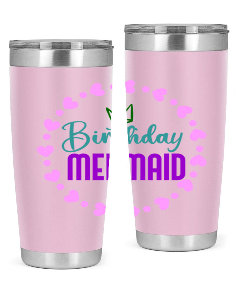 Birthday Mermaid 70#- mermaid- Tumbler