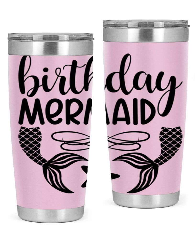 Birthday mermaid 76#- mermaid- Tumbler