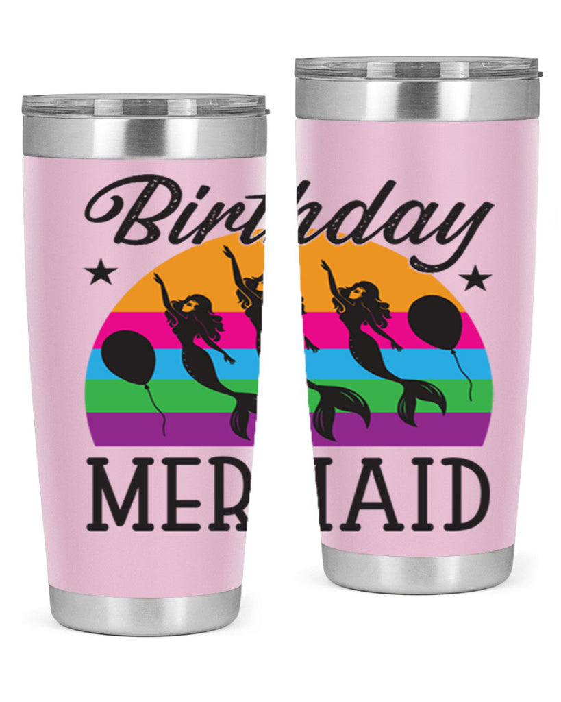 Birthday mermaid 78#- mermaid- Tumbler