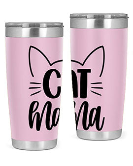 Cat Mama Style 84#- cat- Tumbler