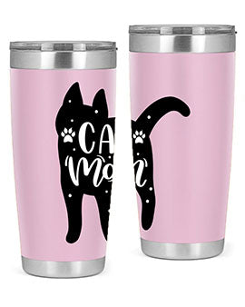 Cat Mom Style 86#- cat- Tumbler