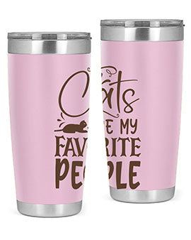 Cats Are My Favorite People Style 7#- cat- Tumbler
