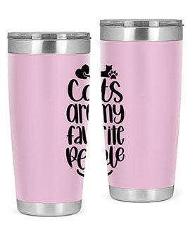 Cats Are My Favorite People Style 89#- cat- Tumbler