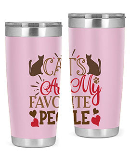 Cats Are My Favorite People Style 8#- cat- Tumbler