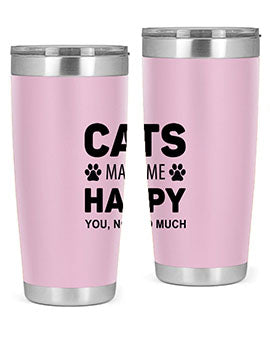 Cats Make Me Style 40#- cat- Tumbler