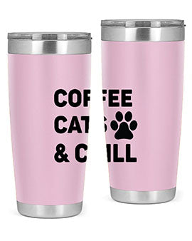 Coffee Cat Style 41#- cat- Tumbler