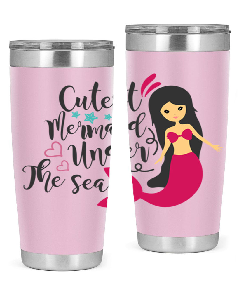 Cutest Mermaid under the sea 95#- mermaid- Tumbler