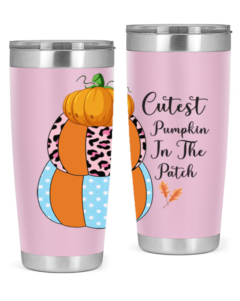 Cutest Pumpkin in the Patch 64#- fall- Tumbler