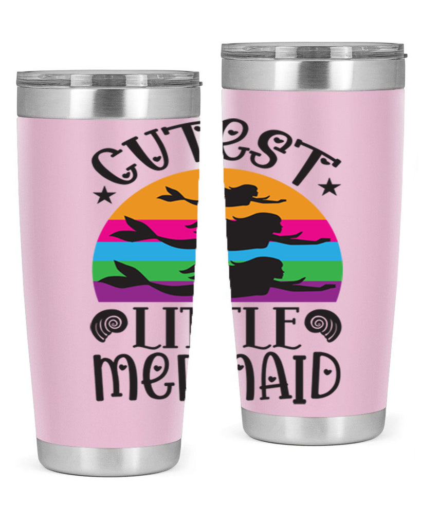 Cutest little mermaid 96#- mermaid- Tumbler
