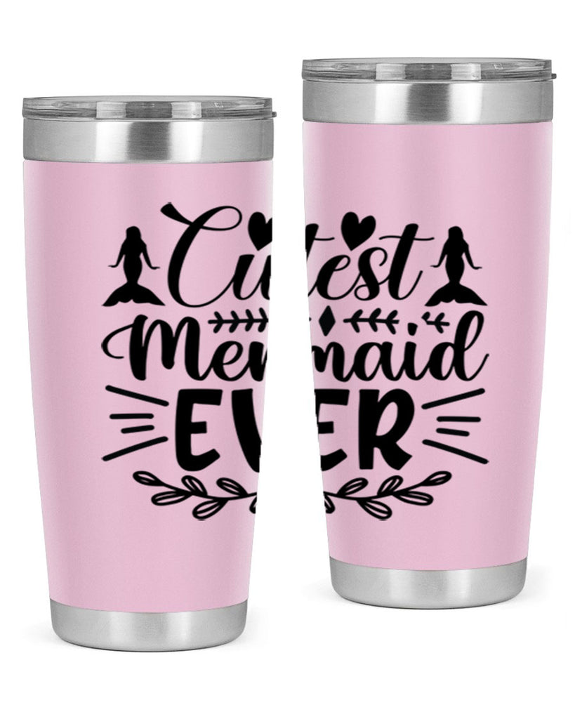 Cutest mermaid ever 100#- mermaid- Tumbler