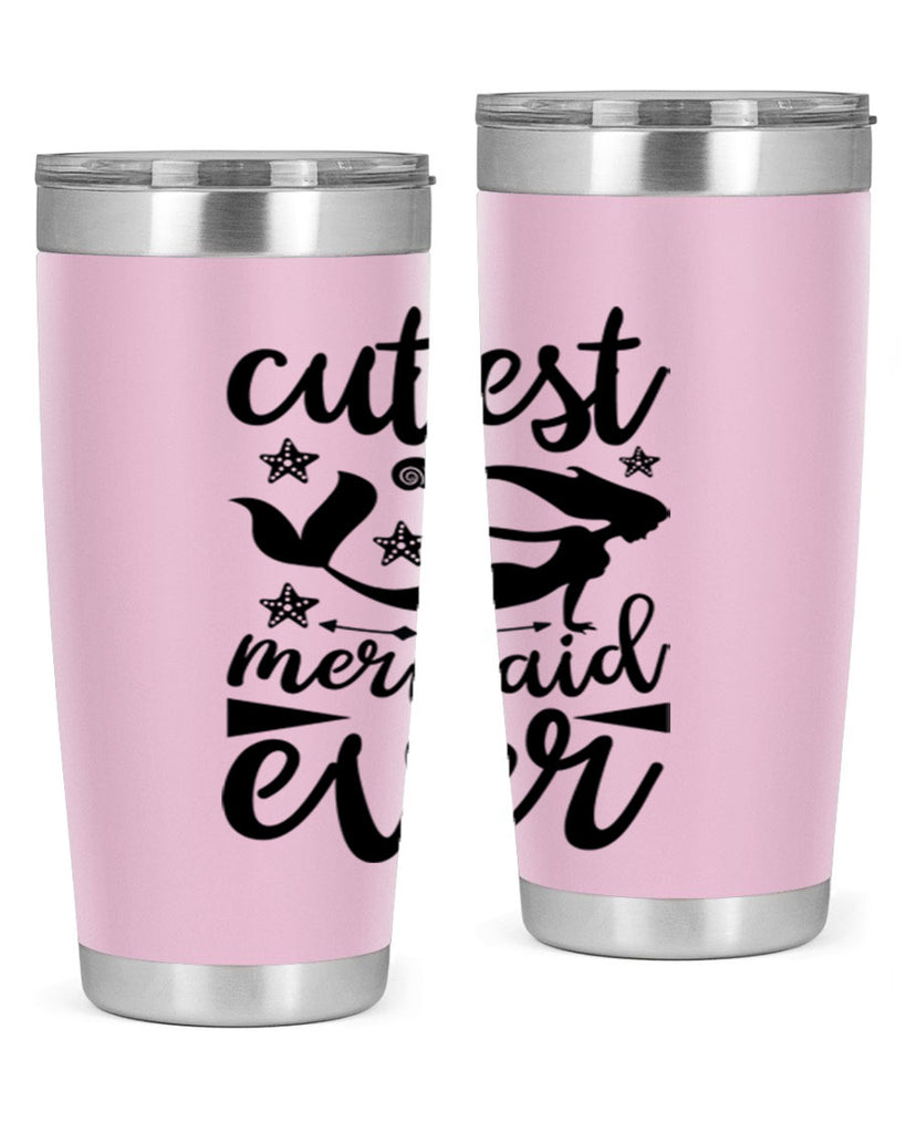 Cutest mermaid ever design 103#- mermaid- Tumbler