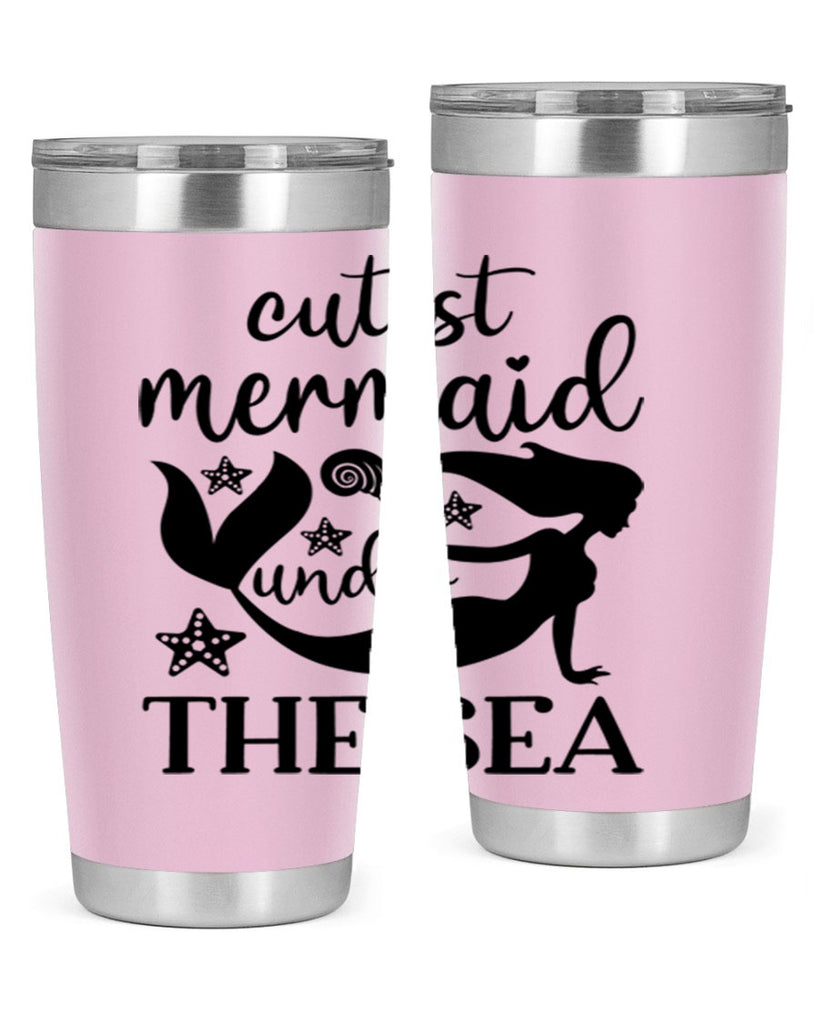 Cutest mermaid under the sea 110#- mermaid- Tumbler