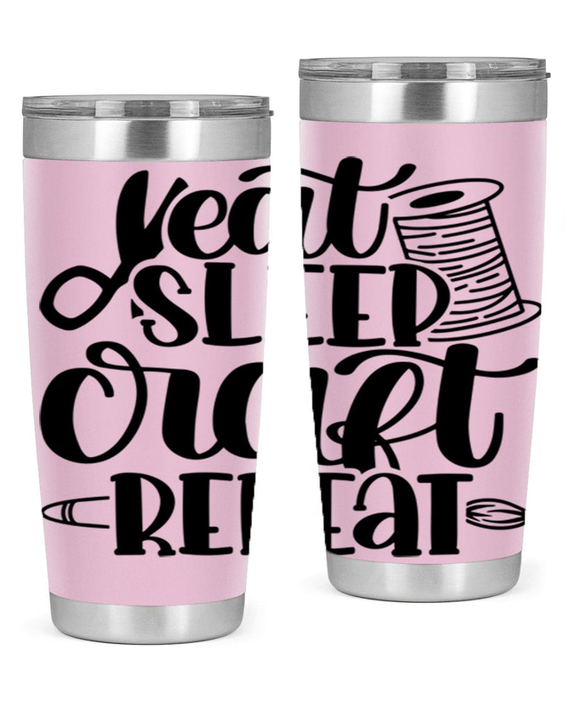 Eat Sleep Craft Repeat 29#- crafting- Tumbler