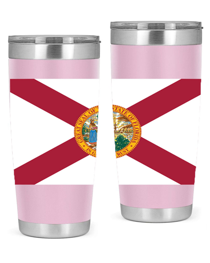 Florida 43#- Us Flags- Tumbler