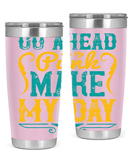 Go Ahead Punk Make My Day Style 45#- dog- Tumbler